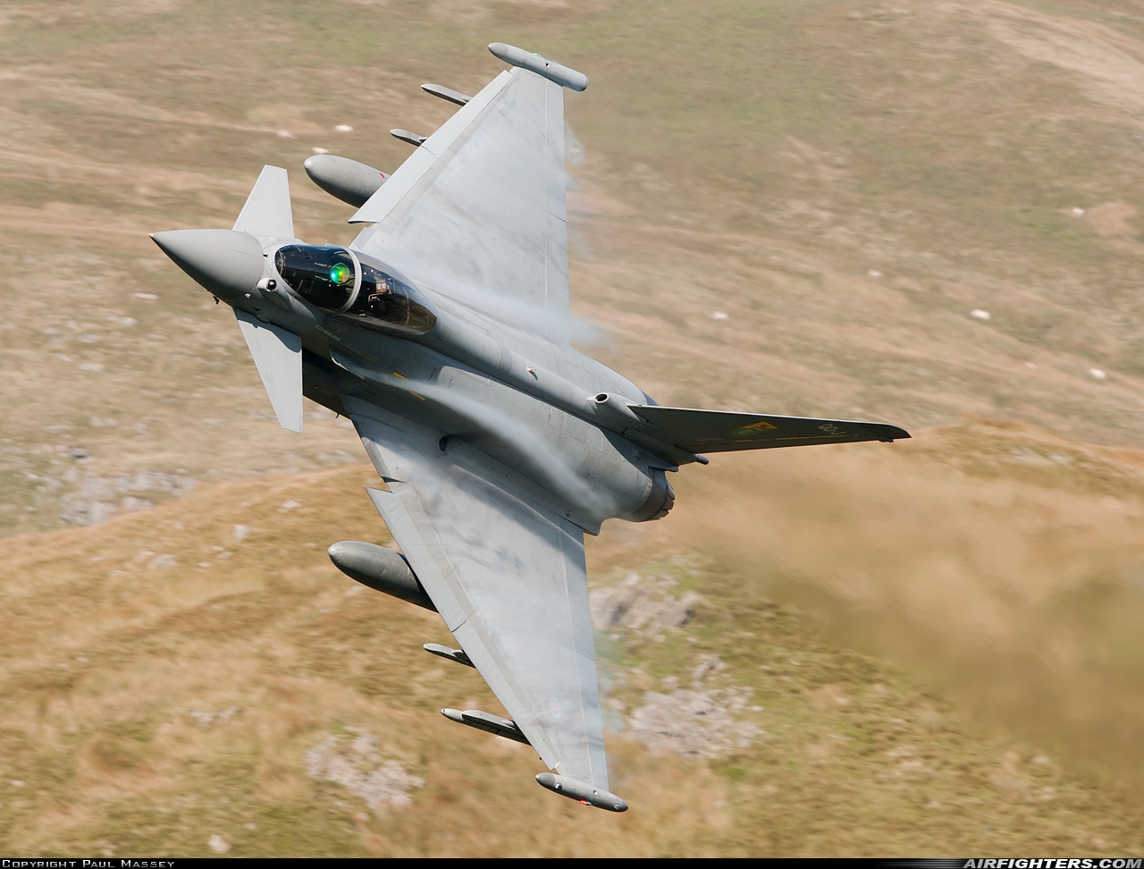 UK - Air Force Eurofighter Typhoon FGR4 ZJ941 at Off-Airport - Machynlleth Loop Area, UK