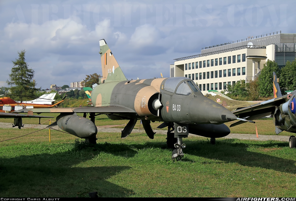 Belgium - Air Force Dassault Mirage 5BA BA03 at Cracow - Rakowice-Czyzyny, Poland