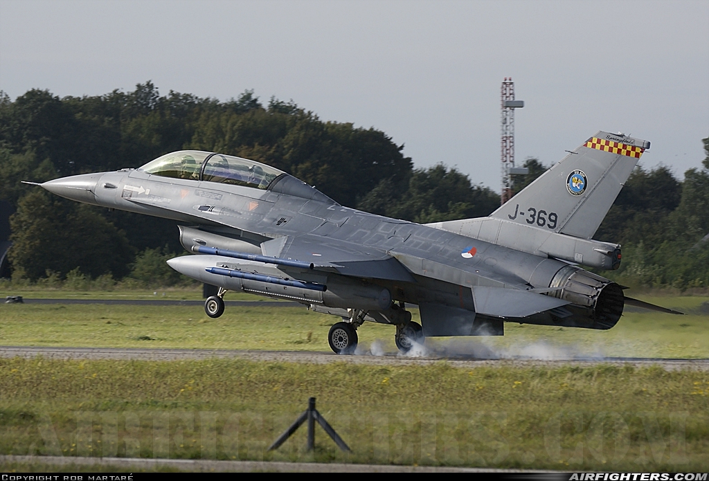 Netherlands - Air Force General Dynamics F-16BM Fighting Falcon J-369 at Uden - Volkel (UDE / EHVK), Netherlands