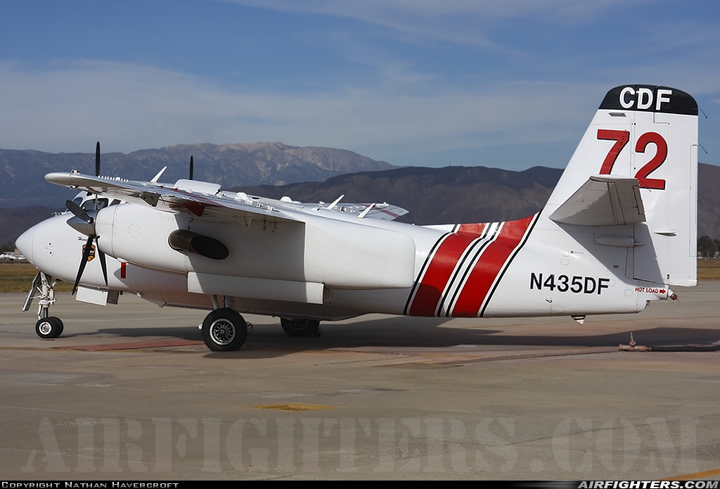 Local Government - USA - California - Department of Forestry Grumman S-2F3AT Turbo Tracker (G-121) N435DF at Hemet - Hemet-Ryan (HMT), USA