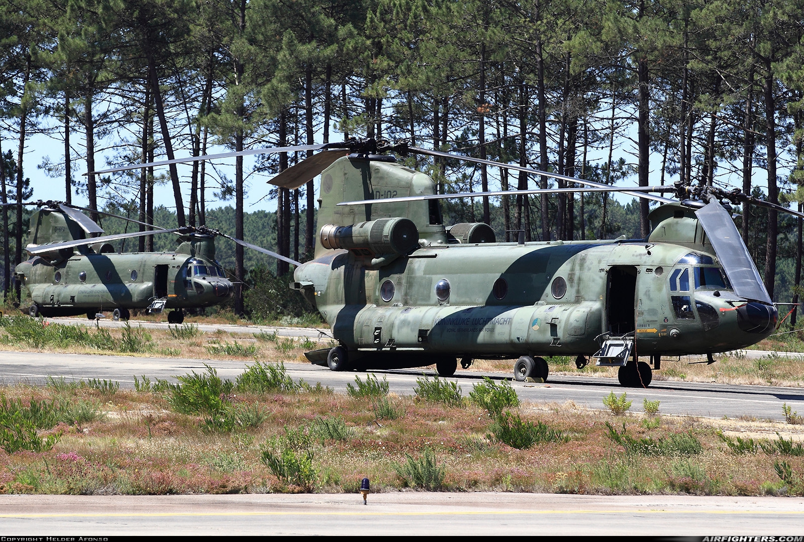 Netherlands - Air Force Boeing Vertol CH-47D Chinook D-102 at Ovar (AM1) (LPOV), Portugal