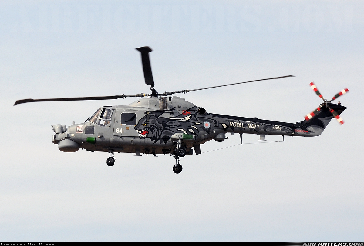 UK - Navy Westland WG-13 Lynx HMA8ACS XZ692 at Off-Airport - Southport, UK