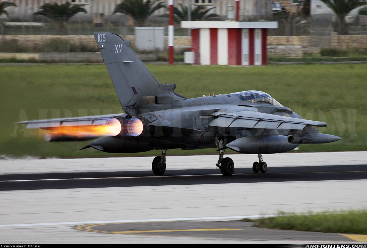 UK - Air Force Panavia Tornado GR4(T) ZD842 at Luqa - Malta International (MLA / LMML), Malta