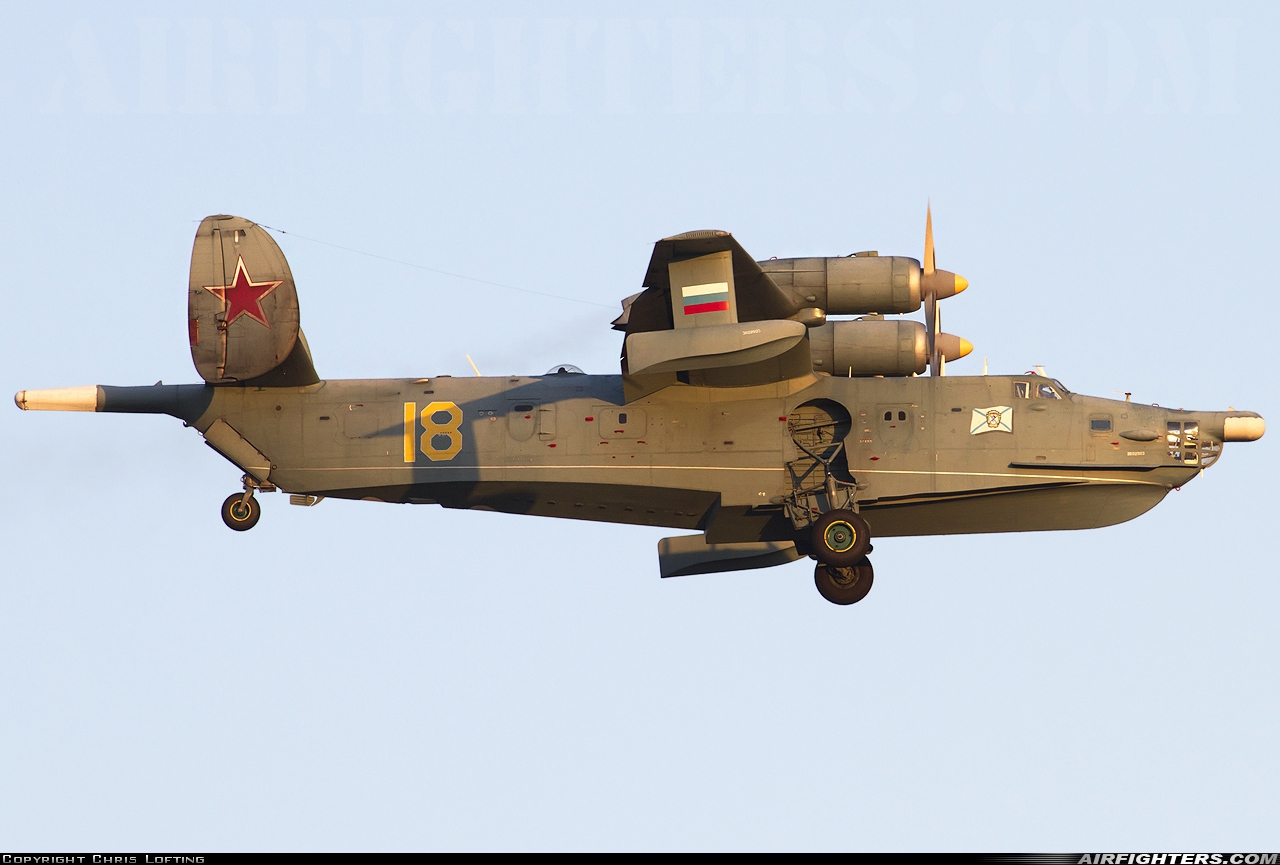 Russia - Navy Beriev Be-12PS Chaika  at Kacha, Ukraine