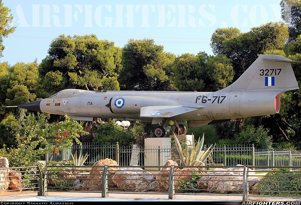 Greece - Air Force Lockheed F-104G Starfighter 32717 at Off-Airport - Kifisia, Greece