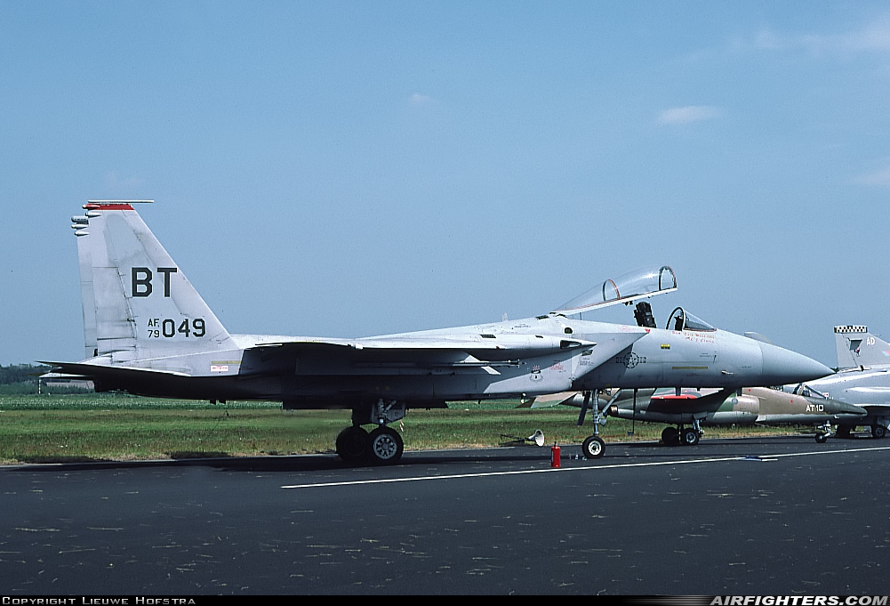 USA - Air Force McDonnell Douglas F-15C Eagle 79-0049 at Enschede - Twenthe (ENS / EHTW), Netherlands