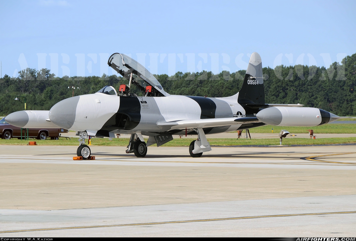 Private - Black Diamond Jet Team Canadair CT-133 Silver Star 3 (T-33AN) N134EM at Virginia Beach - Oceana NAS / Apollo Soucek Field (NTU / KNTU), USA