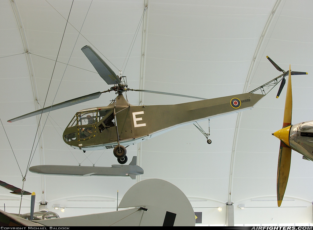 UK - Air Force Sikorsky Hoverfly MkI (S-47) KK995 at Hendon, UK