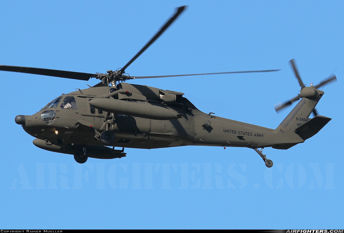 USA - Army Sikorsky UH-60A(C) Black Hawk (S-70A) 87-24642 at Buckeburg (- Achum) (ETHB), Germany
