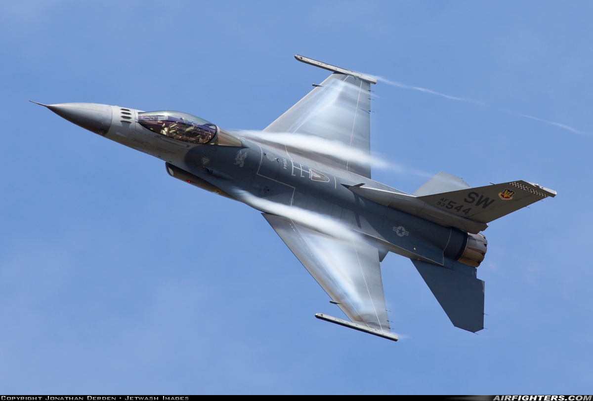 USA - Air Force General Dynamics F-16C Fighting Falcon 93-0544 at Virginia Beach - Oceana NAS / Apollo Soucek Field (NTU / KNTU), USA