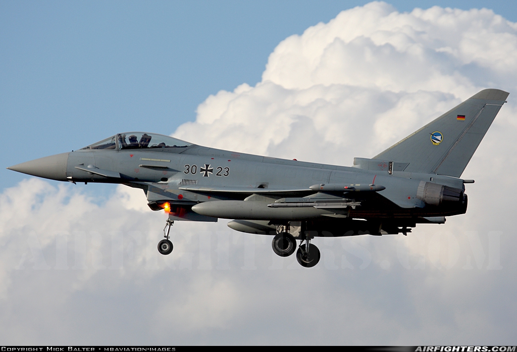 Germany - Air Force Eurofighter EF-2000 Typhoon S 30+23 at Norvenich (ETNN), Germany