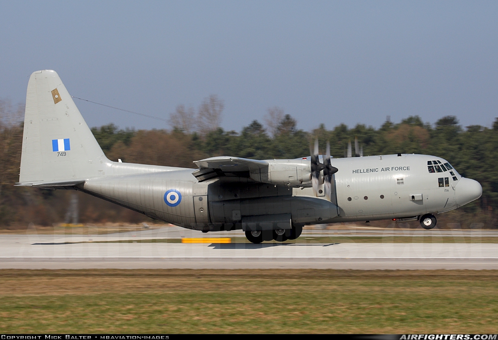 Greece - Air Force Lockheed C-130H Hercules (L-382) 749 at Ingolstadt - Manching (ETSI), Germany