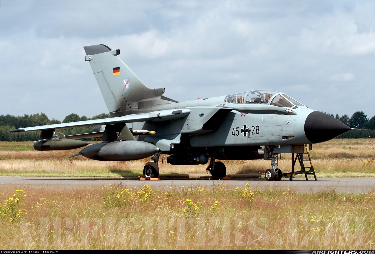 Germany - Air Force Panavia Tornado IDS 45+28 at Kleine Brogel (EBBL), Belgium