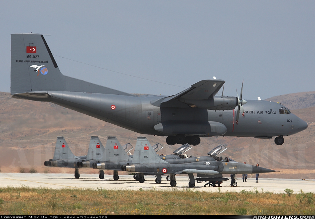 Türkiye - Air Force Transport Allianz C-160D 69-027 at Konya (KYA / LTAN), Türkiye
