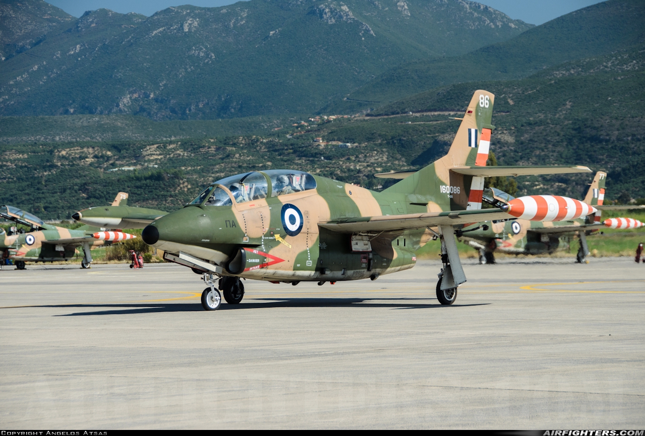 Greece - Air Force North American T-2E Buckeye 160086 at Kalamata (LGKL), Greece