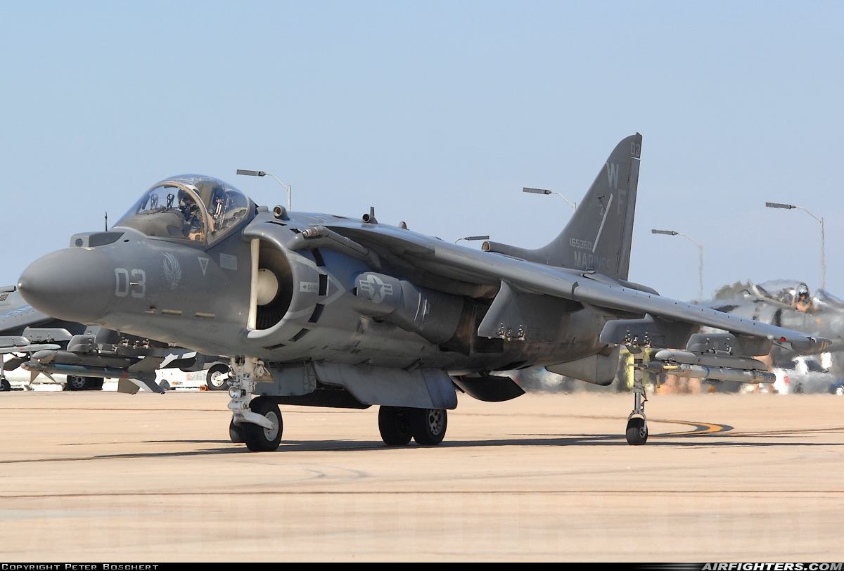 USA - Marines McDonnell Douglas AV-8B+ Harrier ll 165380 at San Diego - Miramar MCAS (NAS) / Mitscher Field (NKX / KNKX), USA
