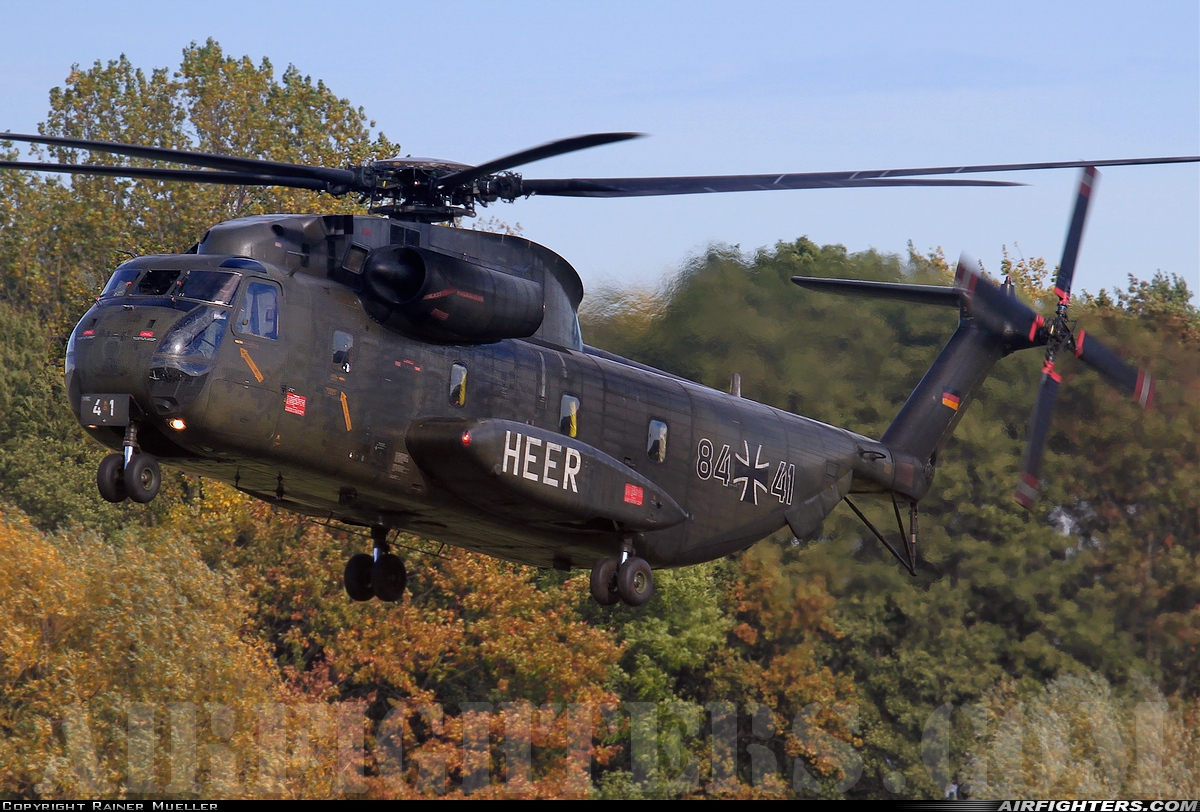 Germany - Army Sikorsky CH-53G (S-65) 84+41 at Buckeburg (- Achum) (ETHB), Germany