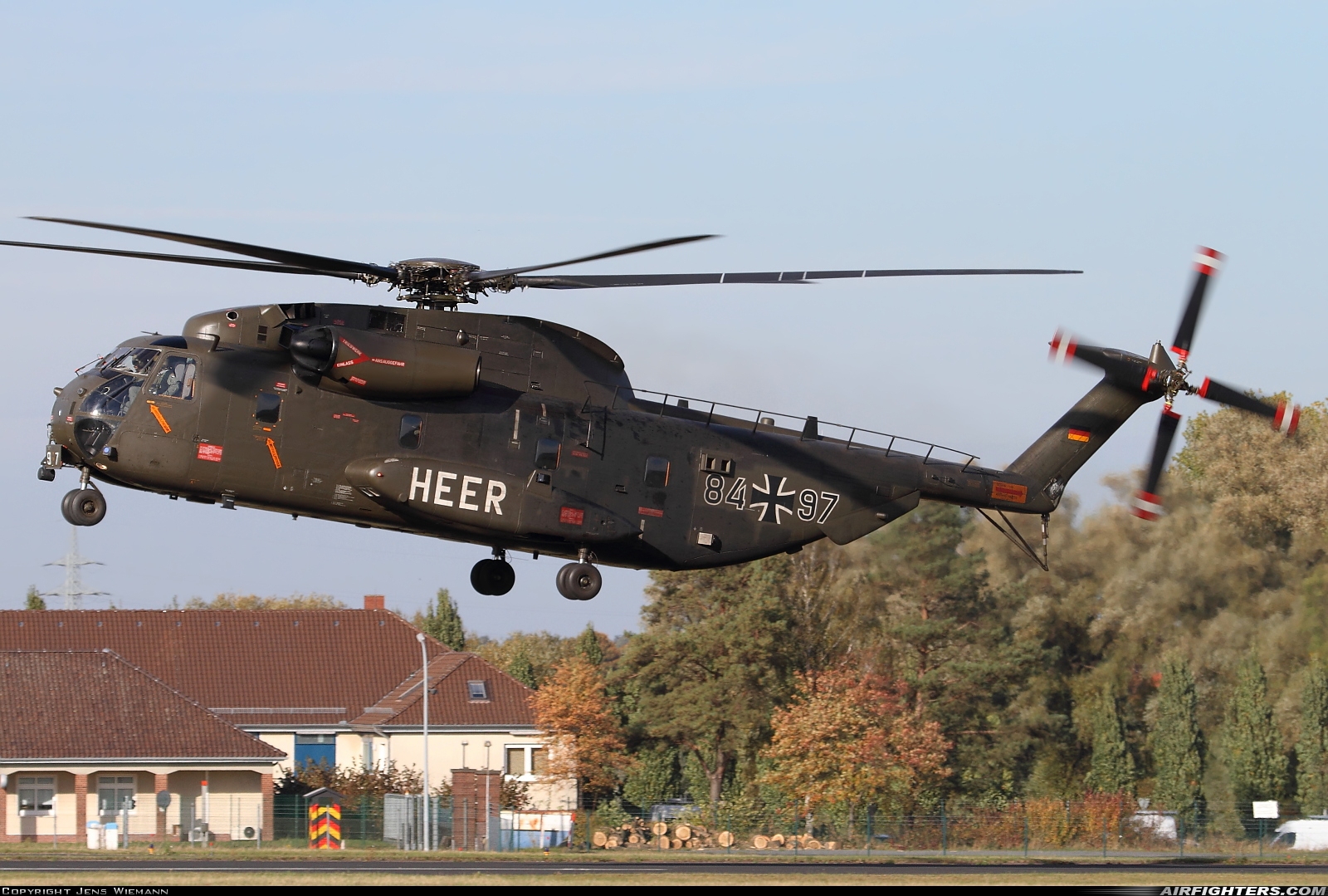Germany - Army Sikorsky CH-53G (S-65) 84+97 at Buckeburg (- Achum) (ETHB), Germany