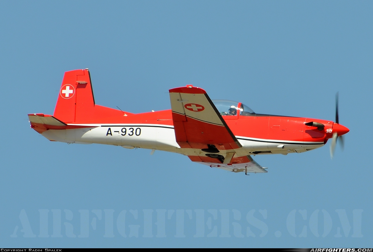 Switzerland - Air Force Pilatus NCPC-7 Turbo Trainer A-930 at Plovdiv (- Krumovo) (PDV / LBPD), Bulgaria