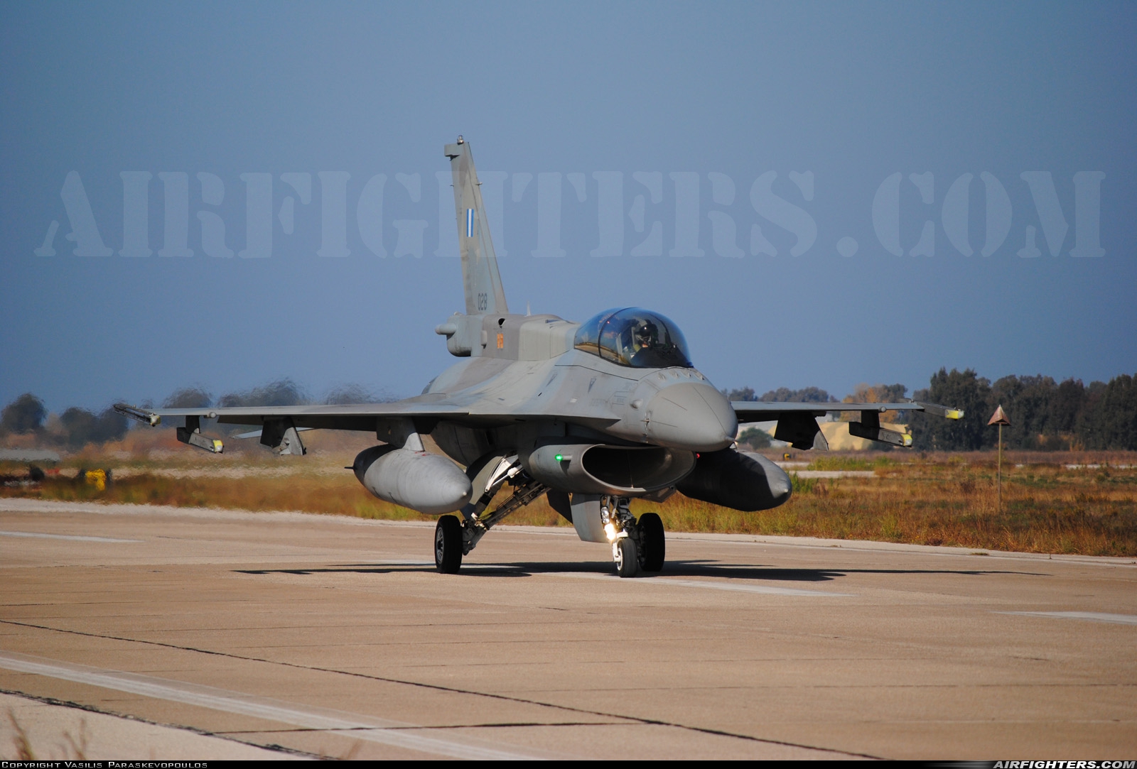 Greece - Air Force General Dynamics F-16D Fighting Falcon 028 at Andravida (Pyrgos -) (PYR / LGAD), Greece