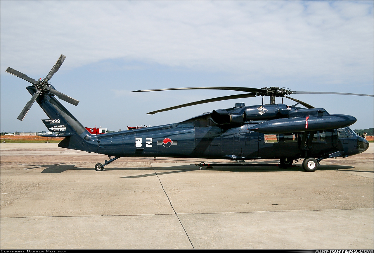South Korea - Air Force Sikorsky HH-60P Black Hawk 01-822 at Osan (K-55) (OSN / RKSO), South Korea