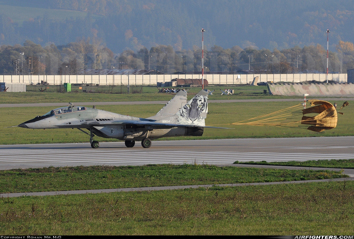 Slovakia - Air Force Mikoyan-Gurevich MiG-29UBS (9.51) 5304 at Sliac (LZSL), Slovakia