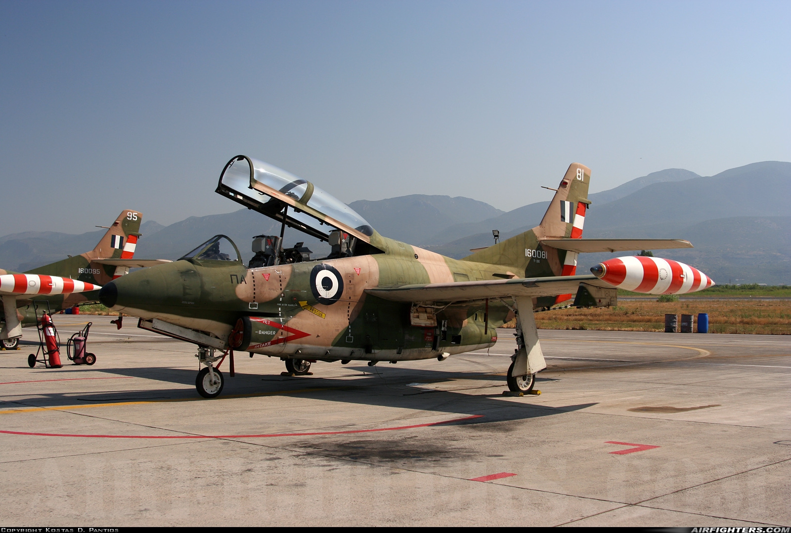 Greece - Air Force North American T-2E Buckeye 160081 at Kalamata (LGKL), Greece