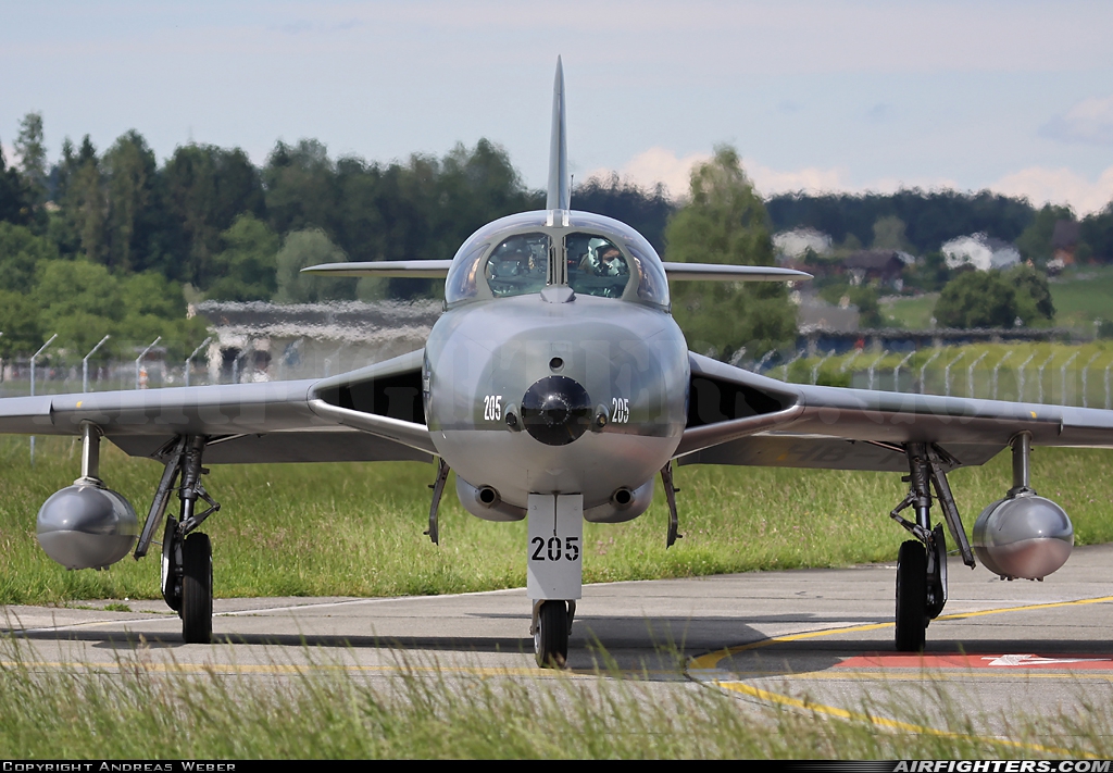 Private - Fliegermuseum Altenrhein Hawker Hunter T68 HB-RVP at Emmen (EML / LSME), Switzerland