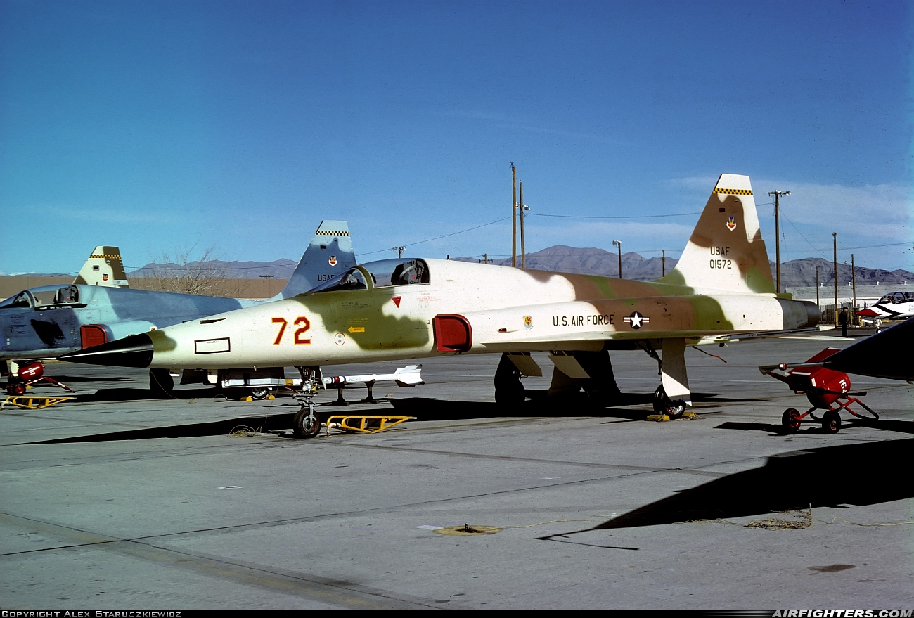 USA - Air Force Northrop F-5E Tiger II 74-1572 at Las Vegas - Nellis AFB (LSV / KLSV), USA
