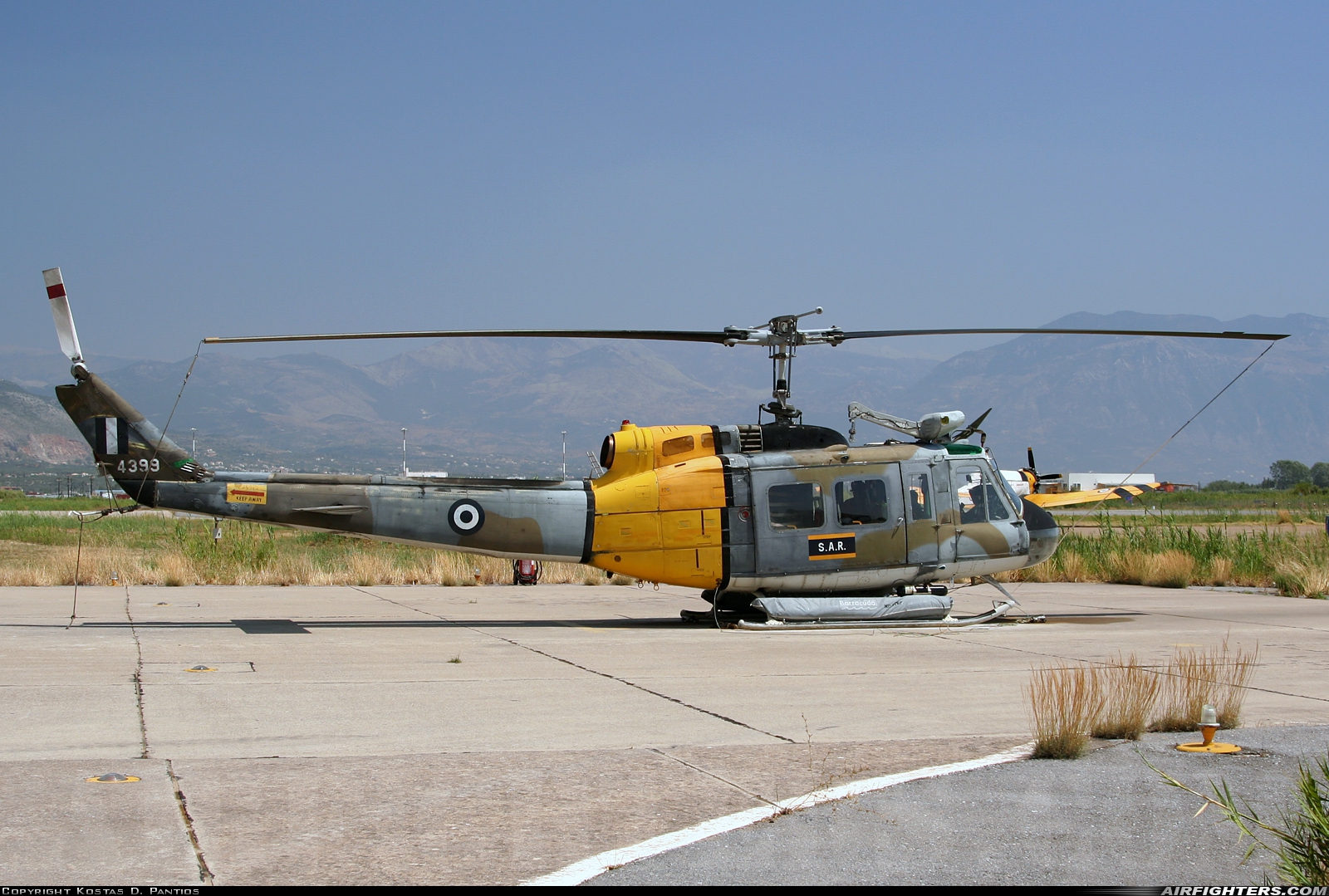 Greece - Air Force Agusta-Bell AB-205A 4399 at Kalamata (LGKL), Greece