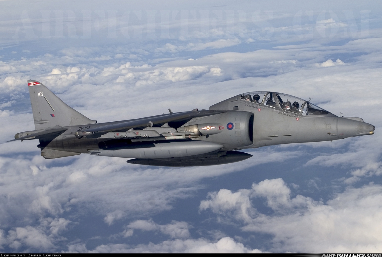 UK - Air Force British Aerospace Harrier T.10 ZH665 at In Flight, UK