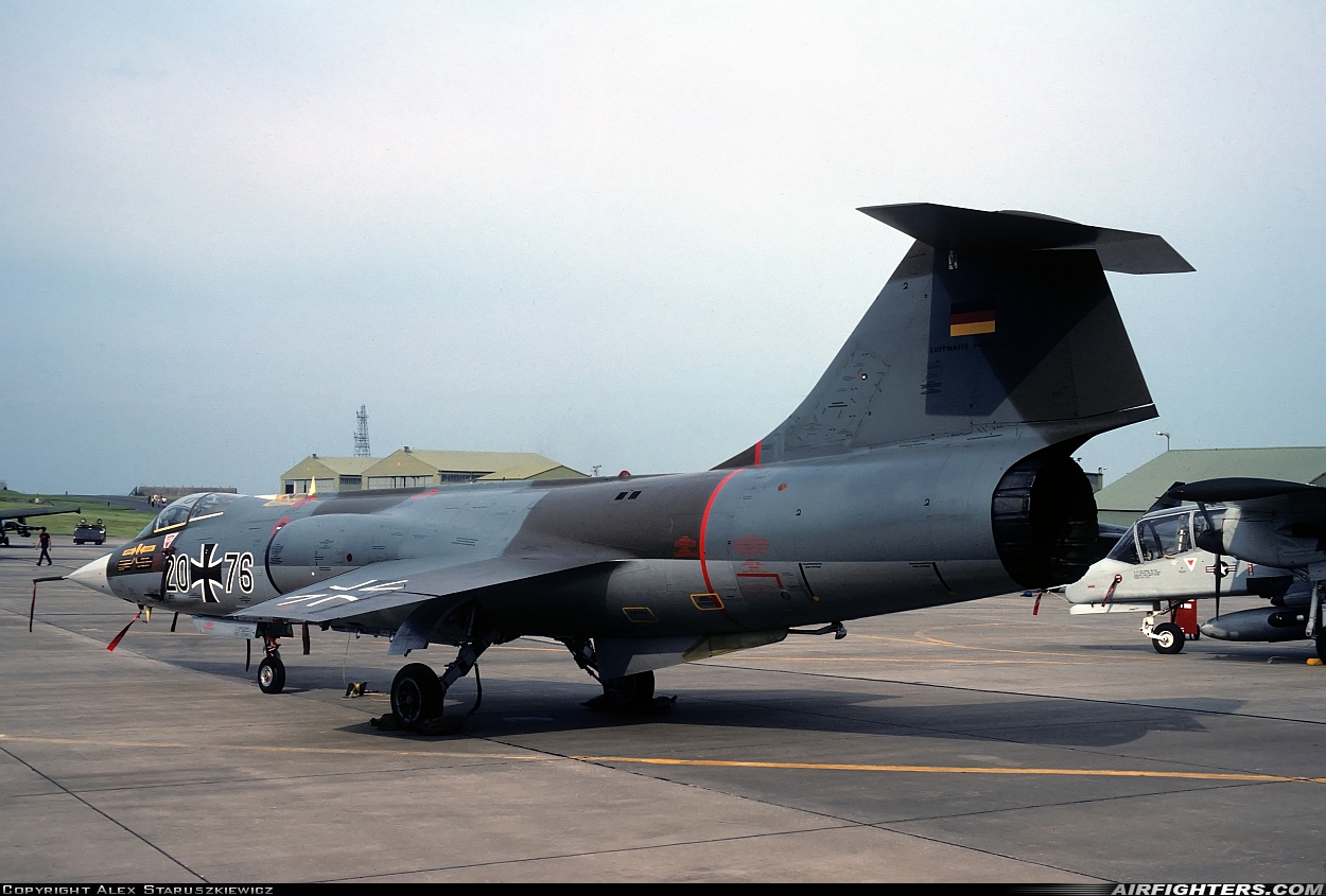 Germany - Air Force Lockheed F-104G Starfighter 20+76 at Spangdahlem (SPM / ETAD), Germany