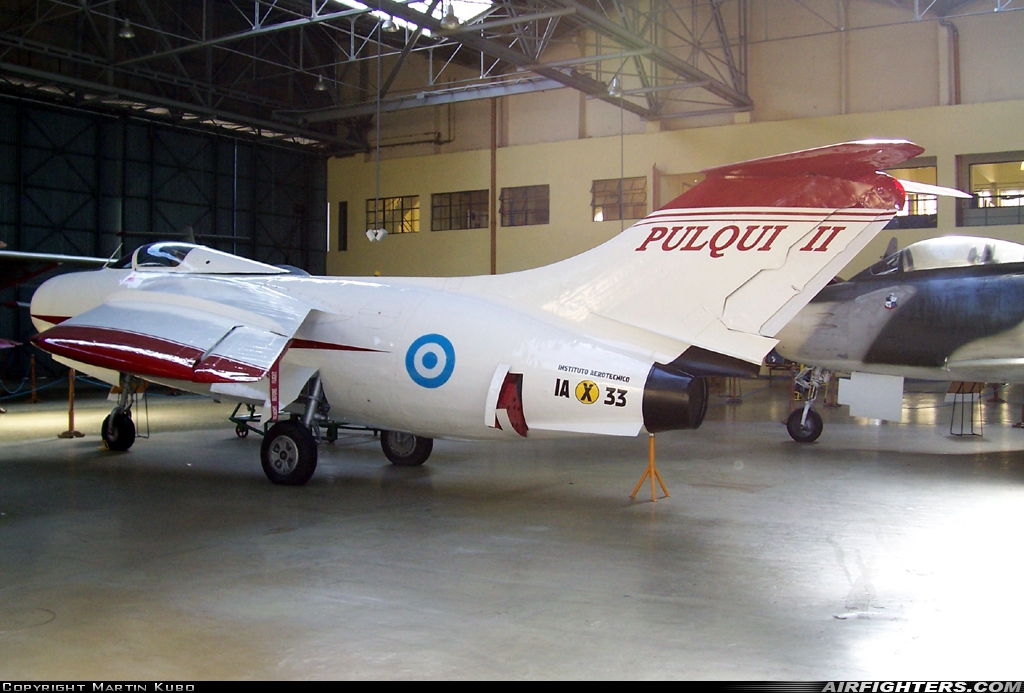 Argentina - Air Force FMA IAe-33 Pulqui II IA-X-33 at Moron (MOR / SADM), Argentina
