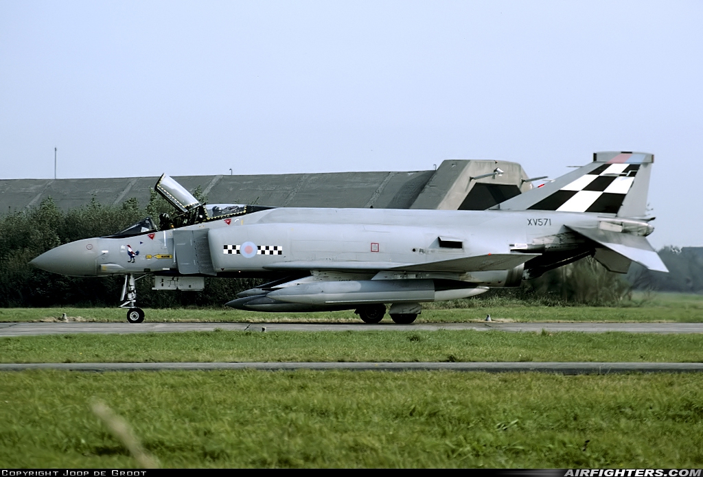 UK - Air Force McDonnell Douglas Phantom FG1 (F-4K) XV571 at Leeuwarden (LWR / EHLW), Netherlands
