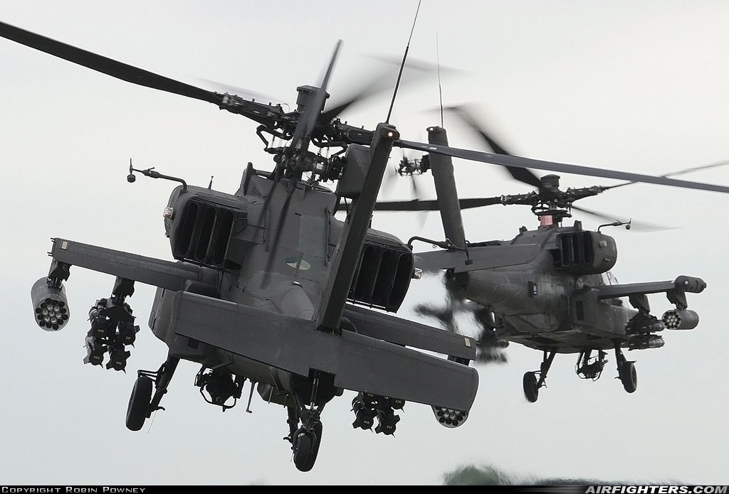 Netherlands - Air Force Boeing AH-64DN Apache Longbow Q-14 at Waddington (WTN / EGXW), UK