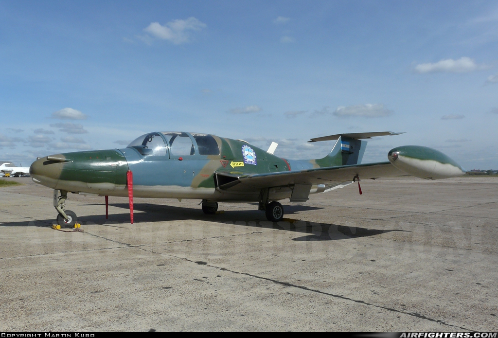 Argentina - Air Force Morane-Saulnier MS.760A Paris E-212 at El Palomar (PAL / SADP), Argentina