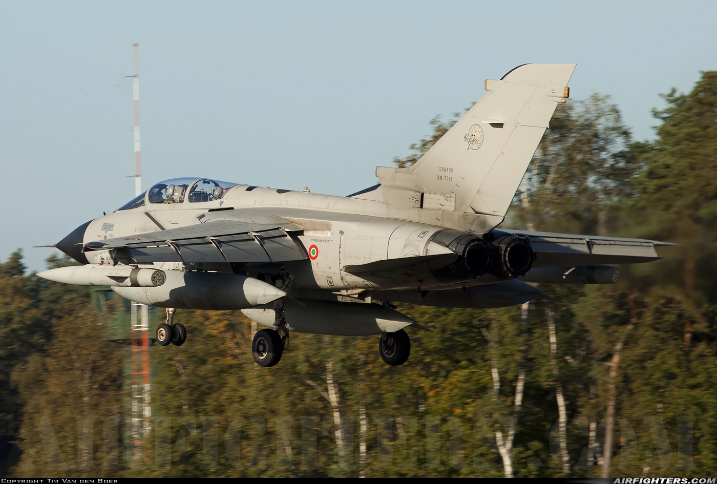 Italy - Air Force Panavia Tornado IDS MM7075 at Kleine Brogel (EBBL), Belgium