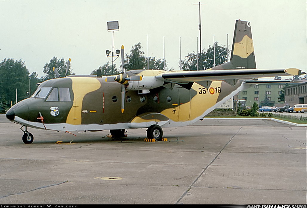 Spain - Air Force CASA C-212-100 Aviocar T.12B-71 at Ramstein (- Landstuhl) (RMS / ETAR), Germany