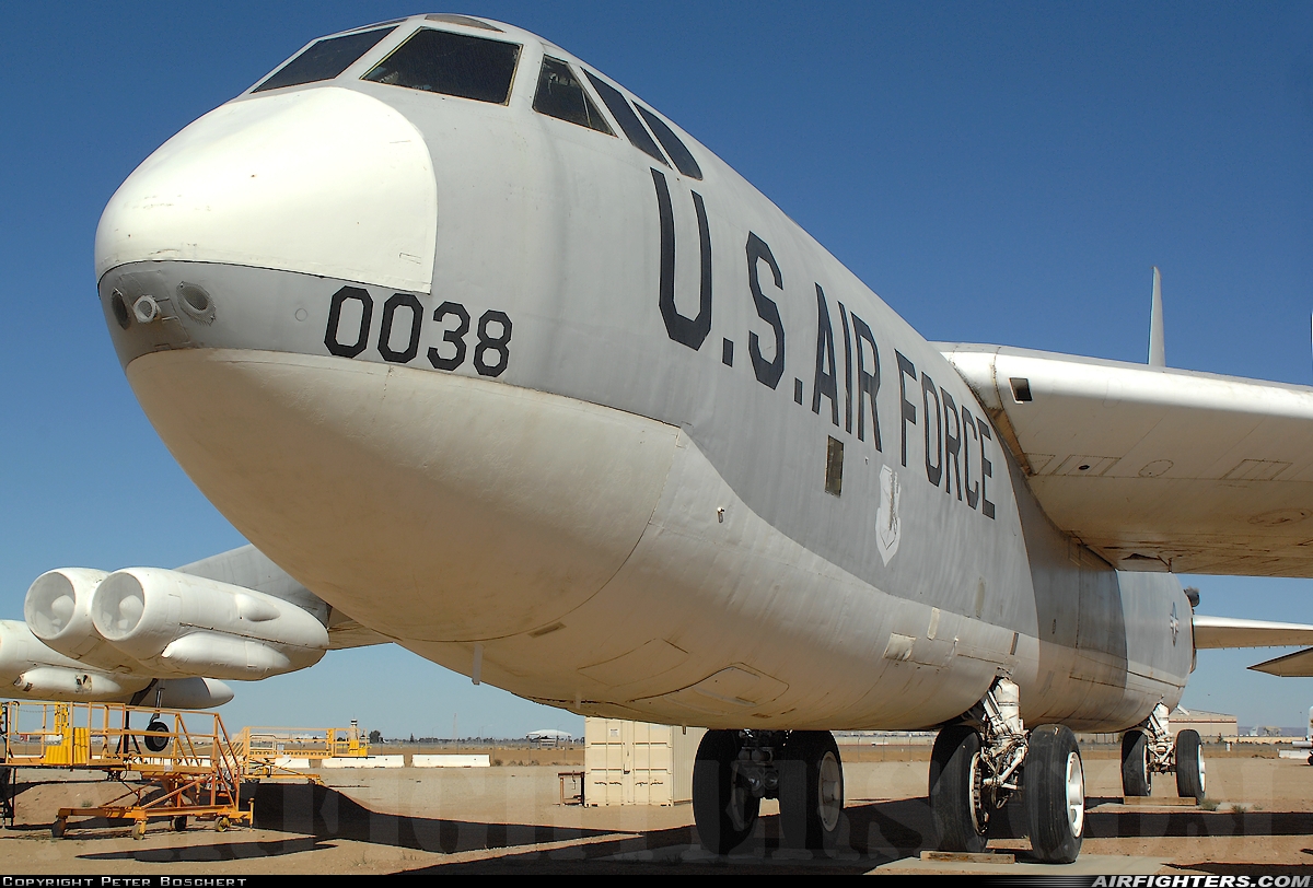 USA - Air Force Boeing B-52F Stratofortress 57-0038 at Palmdale - Production Flight Test Installation AF Plant 42 (PMD / KPMD), USA
