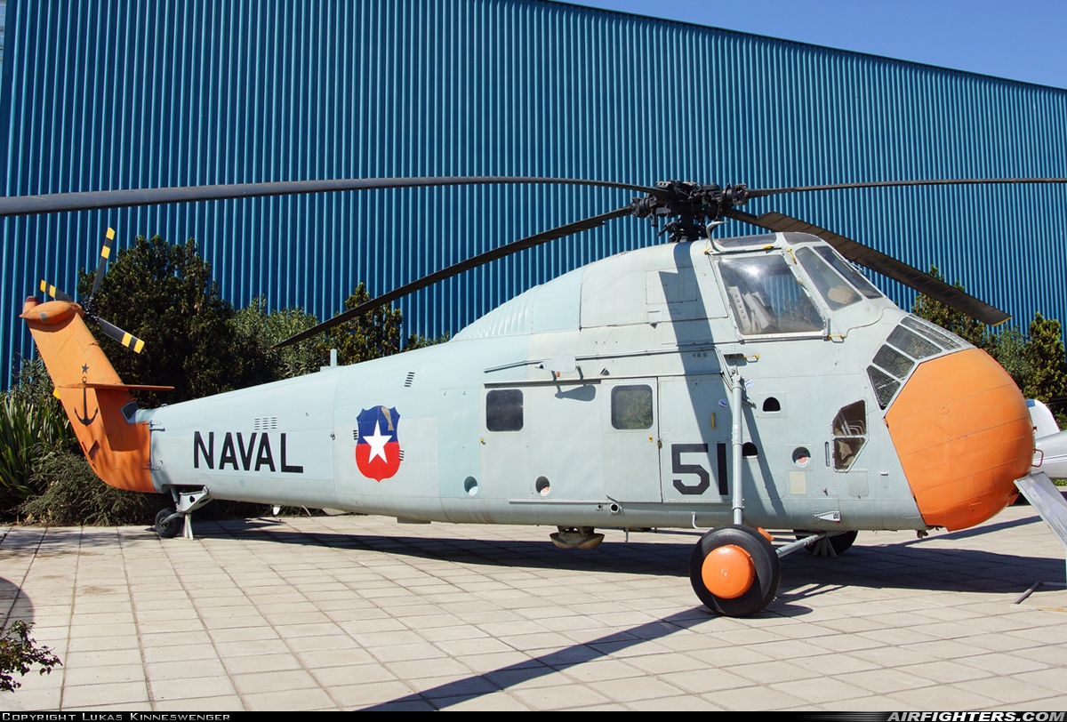 Chile - Navy Sikorsky HSS-1 Seabat (S-58C) 51 at Santiago - Los Cerrillos (ULC / SCTI), Chile