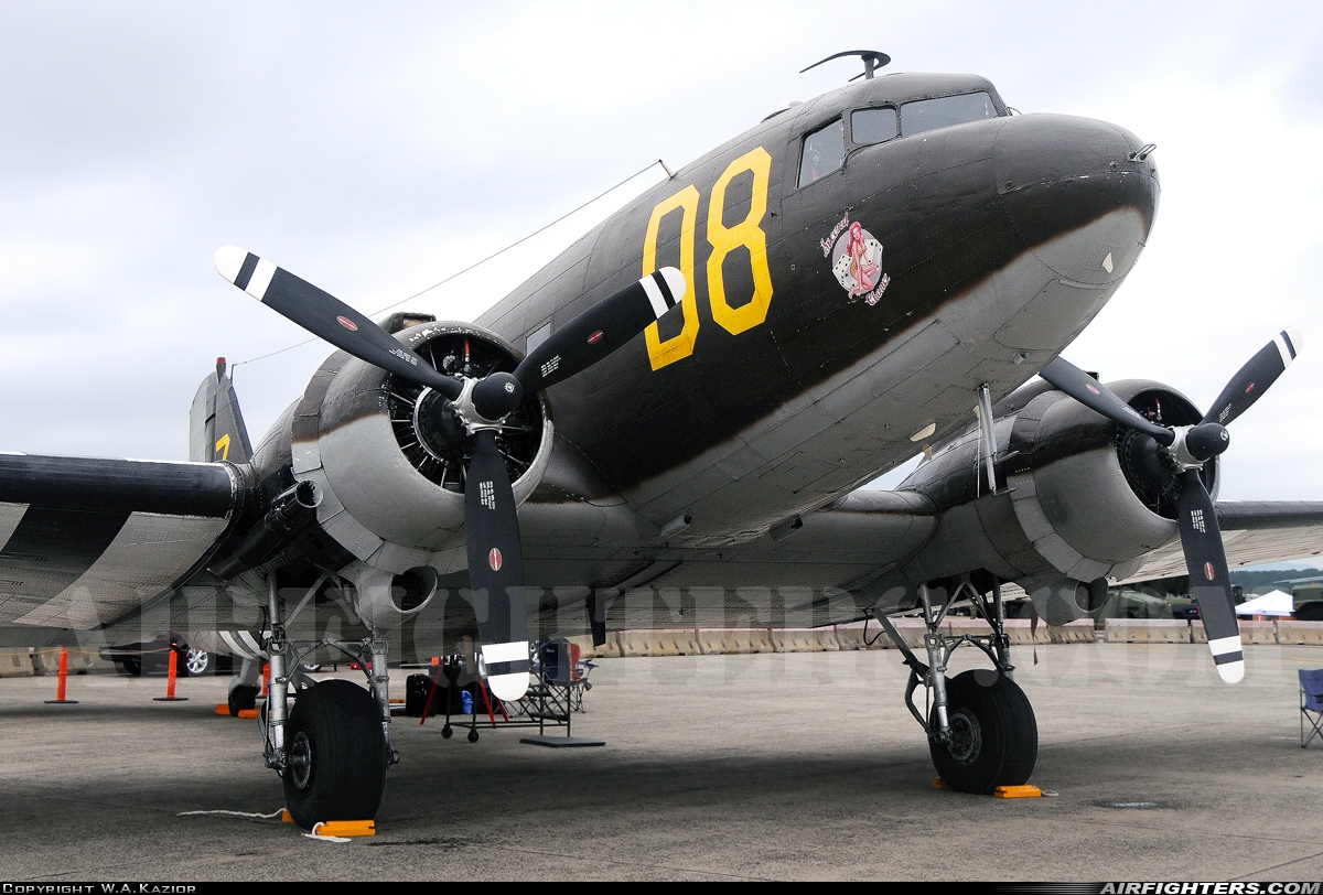 Private - American Airpower Heritage Flying Museum Douglas C-47B Skytrain N15SJ at Westover Air Reserve Base (CEF/KCEF), USA
