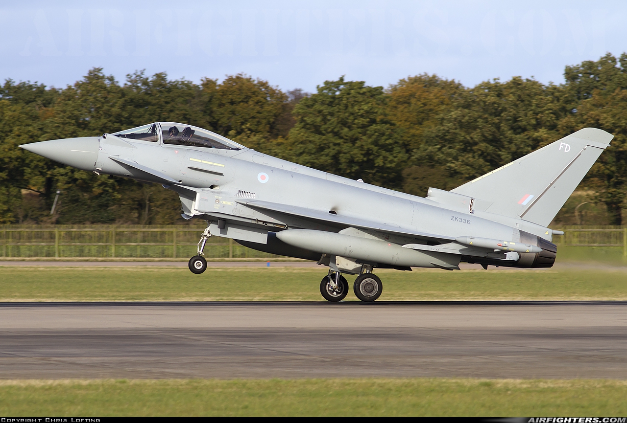 UK - Air Force Eurofighter Typhoon FGR4 ZK336 at Coningsby (EGXC), UK