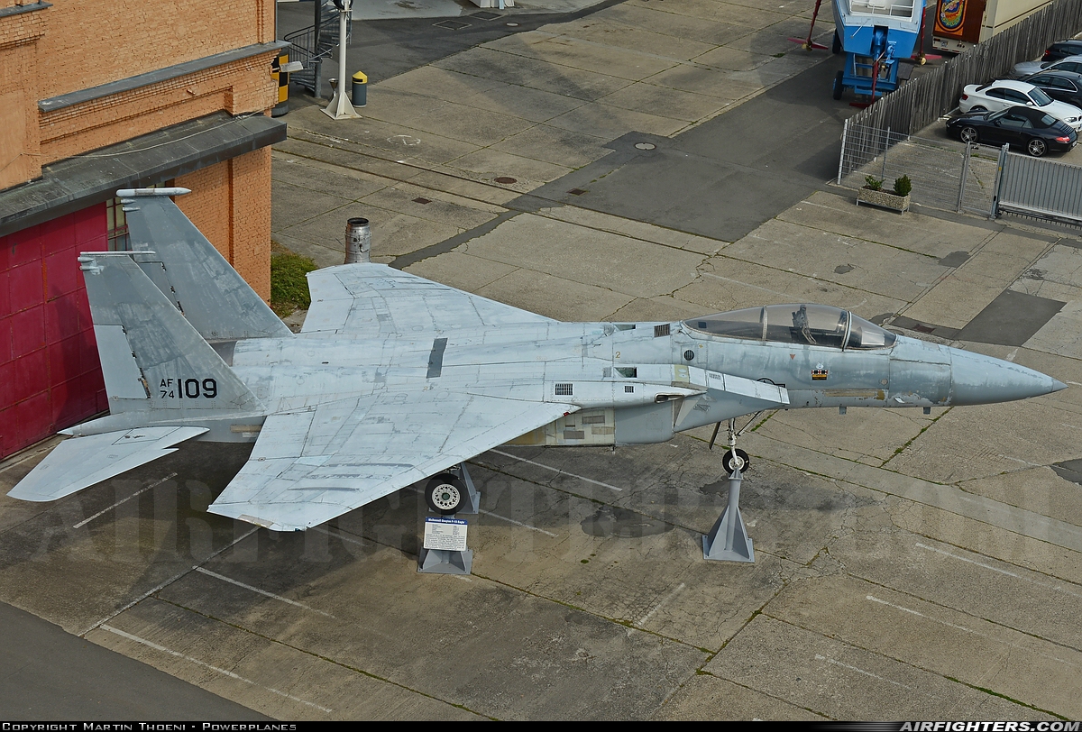 USA - Air Force McDonnell Douglas F-15A Eagle 74-0109 at Off-Airport - Speyer, Germany