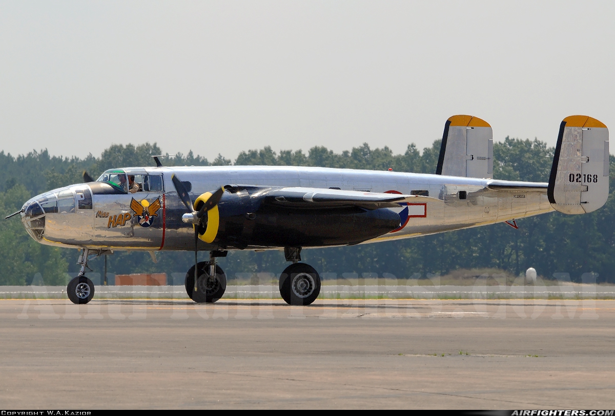 Private North American RB-25 Mitchell NL2825B at Westover Air Reserve Base (CEF/KCEF), USA