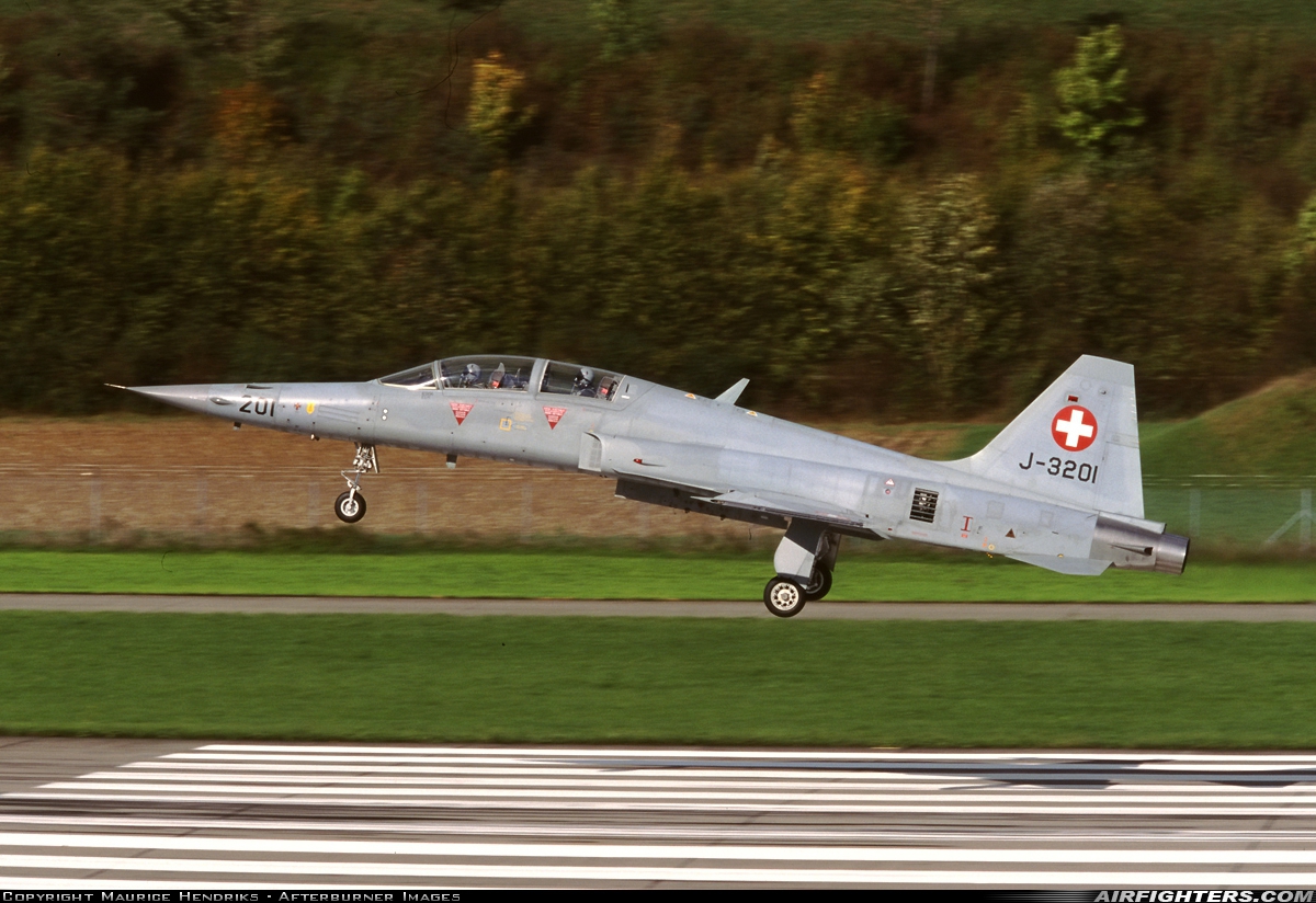 Switzerland - Air Force Northrop F-5F Tiger II J-3201 at Dubendorf (LSMD), Switzerland