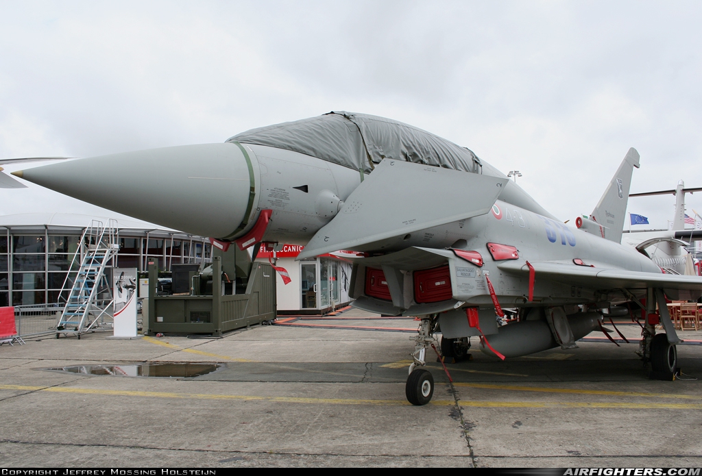 Italy - Air Force Eurofighter TF-2000A Typhoon (EF-2000T) MM55093 at Paris - Le Bourget (LBG / LFPB), France