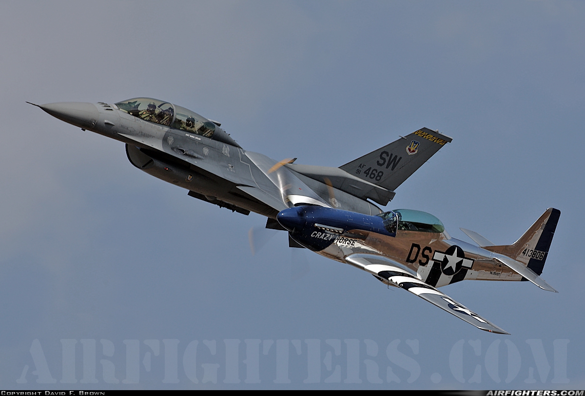 USA - Air Force General Dynamics F-16D Fighting Falcon 91-0468 at Pensacola - NAS / Forrest Sherman Field (NPA / KNPA), USA