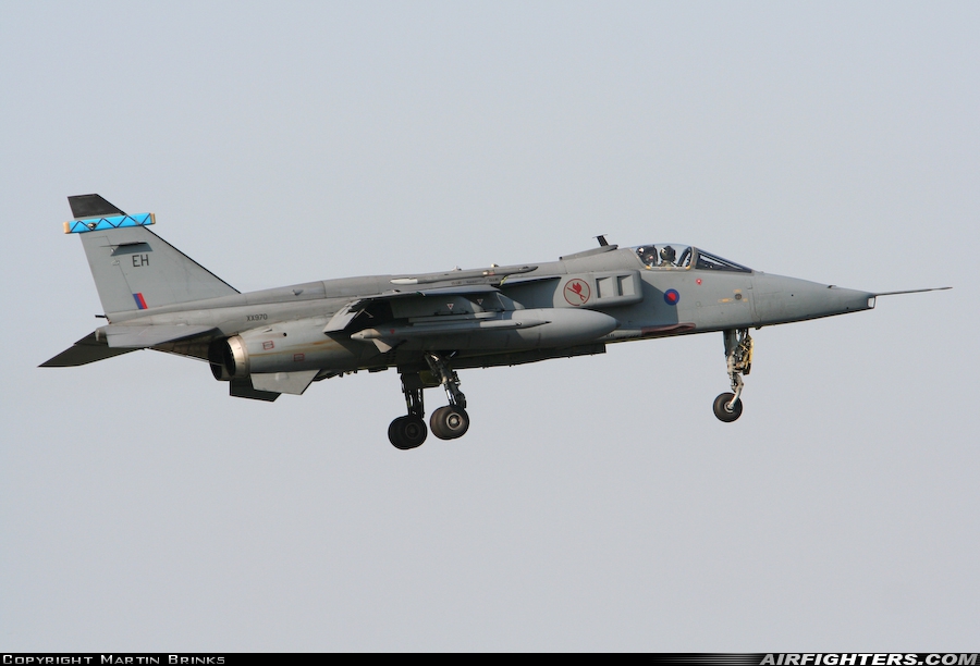 UK - Air Force Sepecat Jaguar GR3A XX970 at Leeuwarden (LWR / EHLW), Netherlands