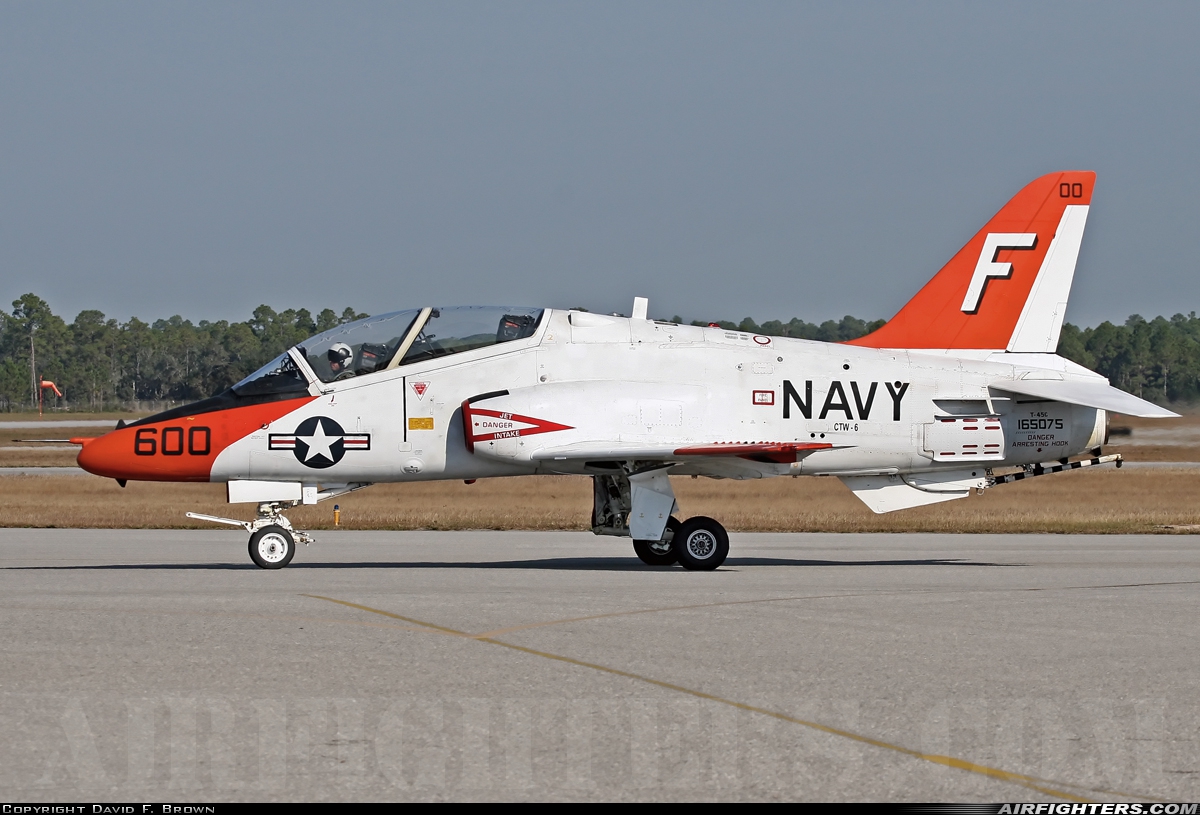 USA - Navy McDonnell Douglas T-45A Goshawk 165075 at Pensacola - NAS / Forrest Sherman Field (NPA / KNPA), USA