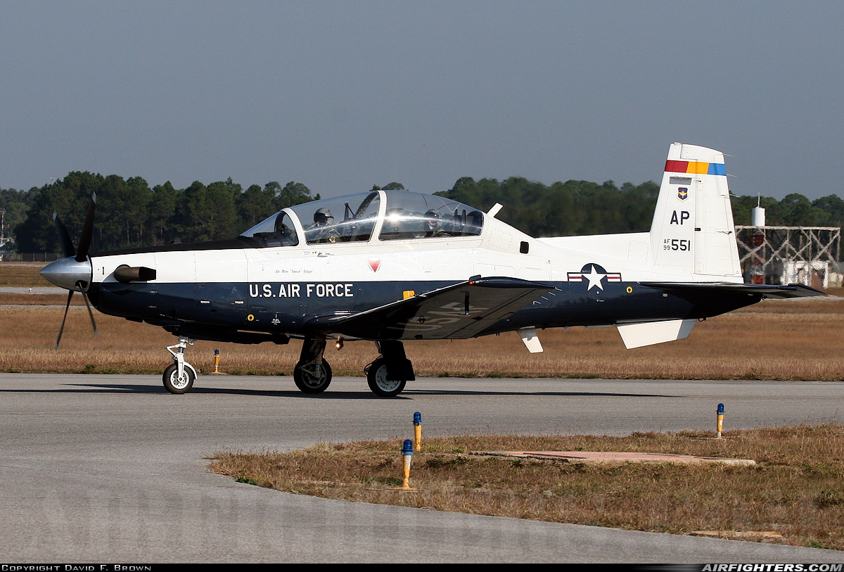 USA - Air Force Raytheon T-6A Texan II 99-3551 at Pensacola - NAS / Forrest Sherman Field (NPA / KNPA), USA